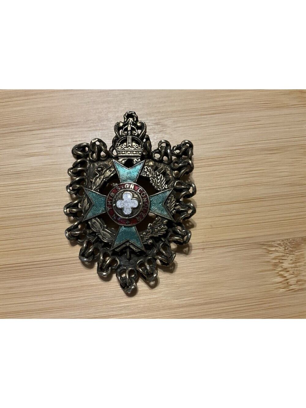 Brooch Antique British Military